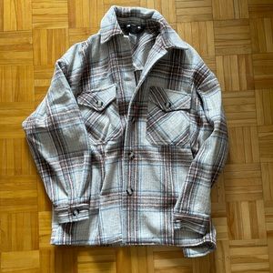 Plaid shacket from finding July size L